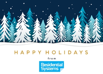 Happy Holidays From Residential Systems