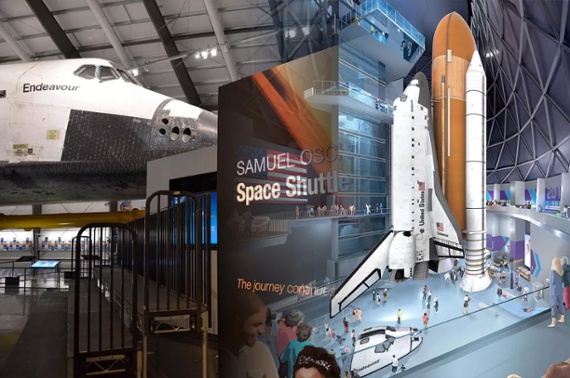 Groundbreaking set for launch pad-like display of retired space shuttle Endeavour