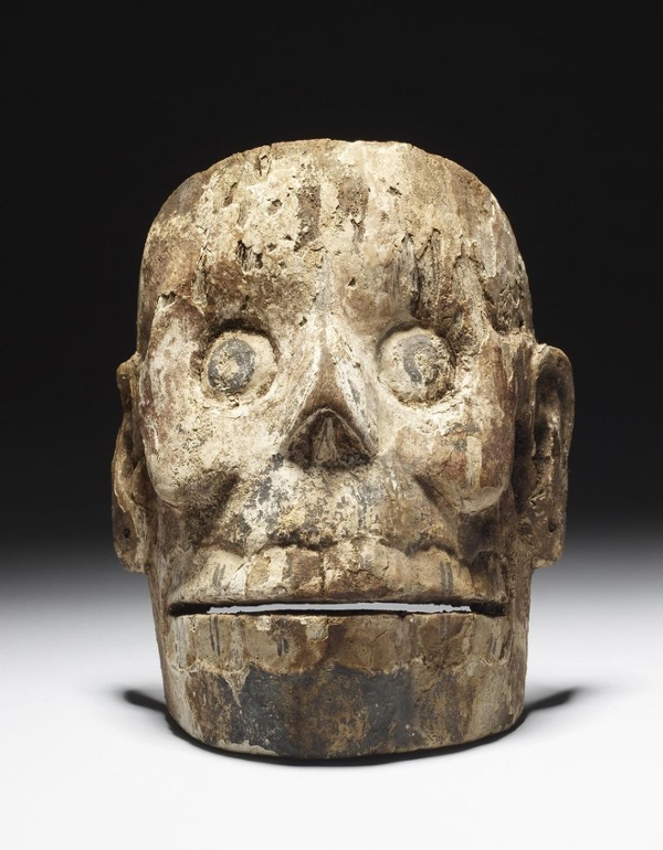 Mask of Mictlantecuhtli: A 500-year-old mask of the Aztec god of the underworld, who tore apart the dead as they entered his realm