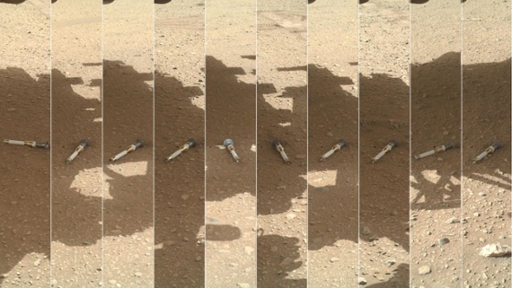 Perseverance Mars rover snaps photo of filled sample depot