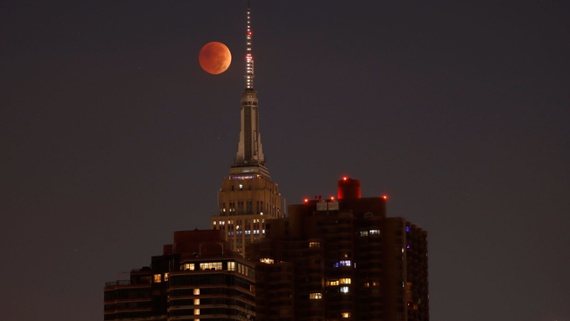 The last Blood Moon lunar eclipse until 2025 is underway! See the first photos here.
