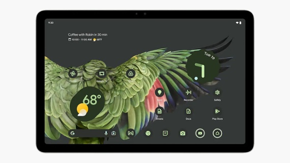 This could be the Pixel Tablet software interface