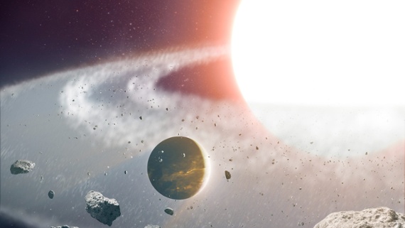 'Forbidden planet' narrowly escaped dying star (video)