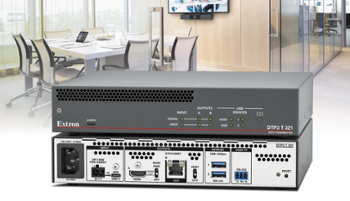New Extron DTP3 Transmitter Delivers USB-C Video, Data, and 100 Watt Charging