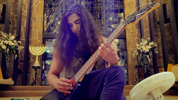 This brutal playthrough filmed in a church might be the most metal guitar video you've seen all year