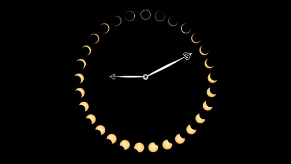 What time is the annular solar eclipse on Oct. 14?