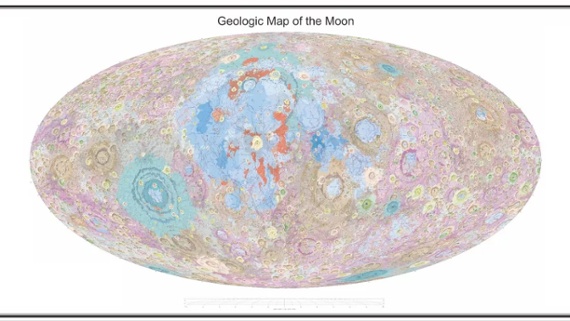 China's new map of the moon captures lunar geologic features in incredible detail
