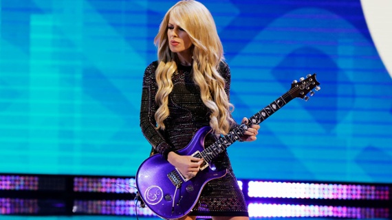 Hear Orianthi lend her majestic lead work to this orchestral cover of Stairway to Heaven