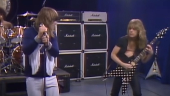 Watch Ozzy Osbourne and Randy Rhoads wow American television audiences with Mr. Crowley in 1981