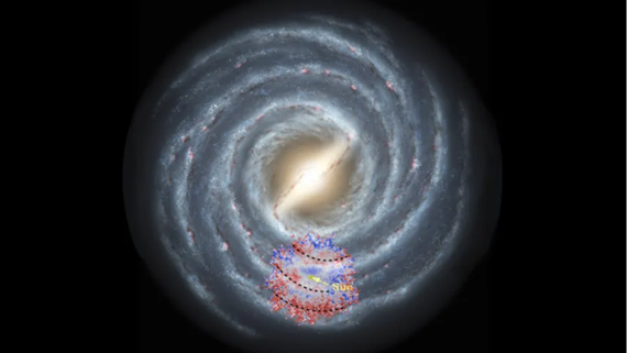 Milky Way galaxy's spiral arms revealed in stunning detail