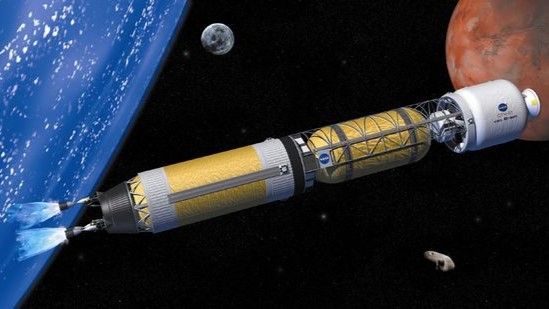 Nuclear rockets could travel to Mars in half the time