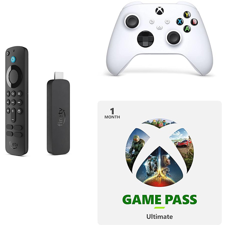 Xbox controller + Fire TV Stick 4K + Game Pass Ultimate