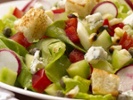 Chopped steakhouse salad with red wine vinaigrette