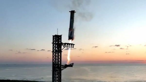 Starship booster was '1 second away' from tower catch abort