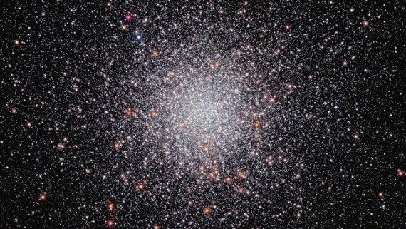 Hubble telescope spies swarm of stars in cosmic beehive