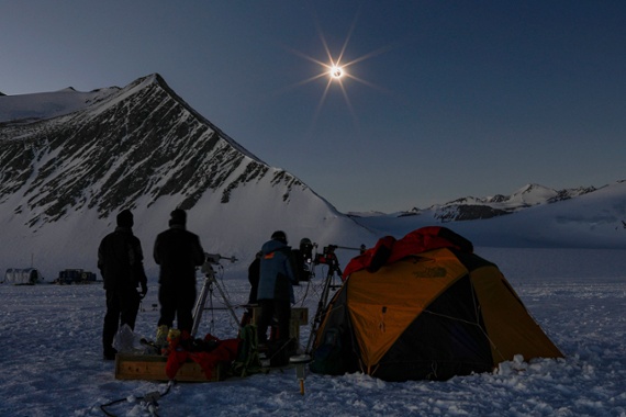 The only total solar eclipse of 2021 creates dazzling sight over Antarctica