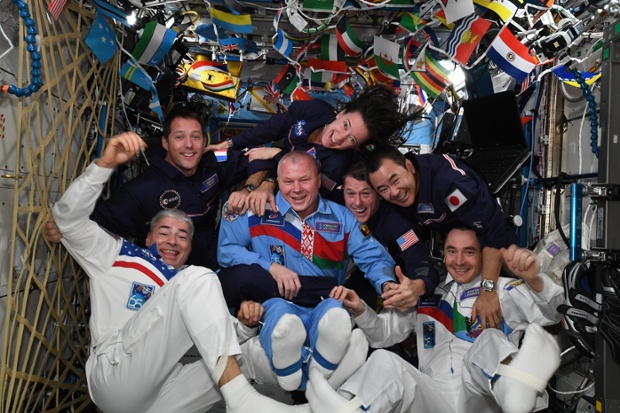 Astronauts are celebrating their own Summer Olympics in space (satellites, too)