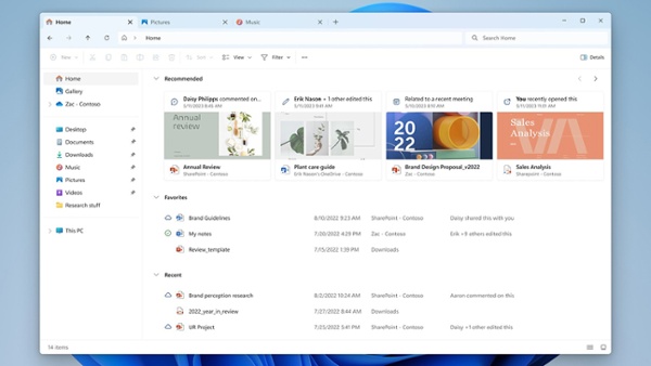 Here's the new-look Windows 11 File Explorer