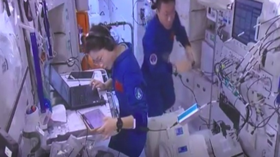 Chinese astronauts start testing new space station module (video)