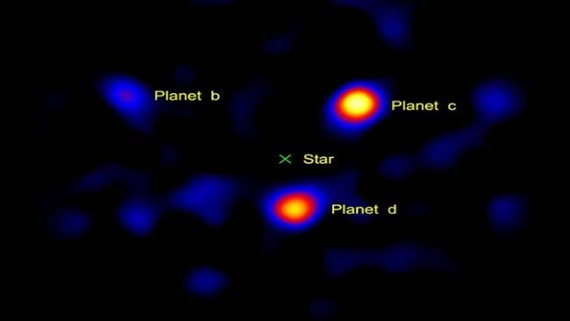 Exoplanets dance around distant star in 12-year timelapse