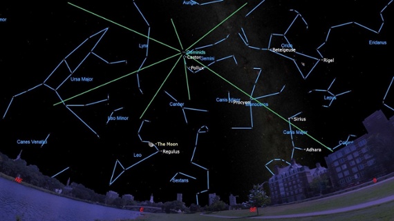 Geminid meteor shower lights up the sky this week