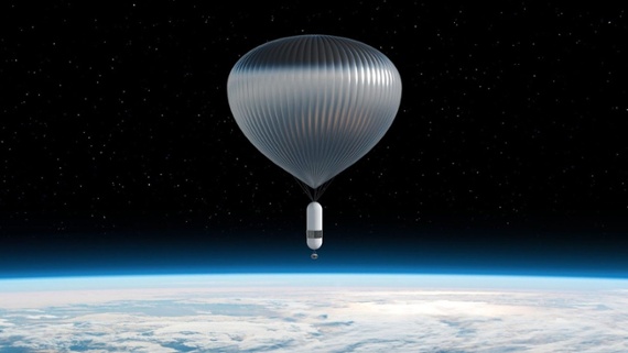 Visit the edge of space in style in a luxury balloon