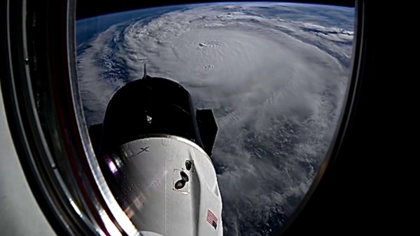 Astronaut captures shots of Hurricane Milton from space