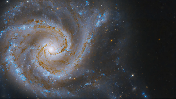 Hubble Space Telescope spots a cosmic 'tug of war'