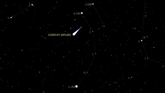 How to see comet E1 ATLAS in the night sky in July