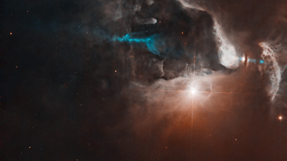 Hubble Telescope witnesses a new star being born