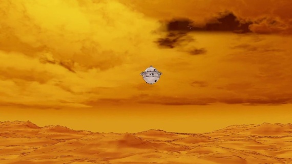 New NASA video takes you plummeting through Venus' atmosphere