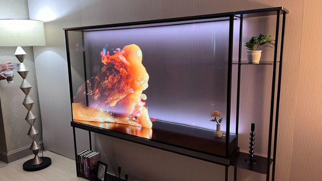 You can now buy LG's incredible transparent OLED TV