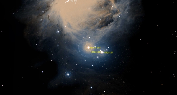 Saturday, Jan. 17: Orion's 'lost jewel'