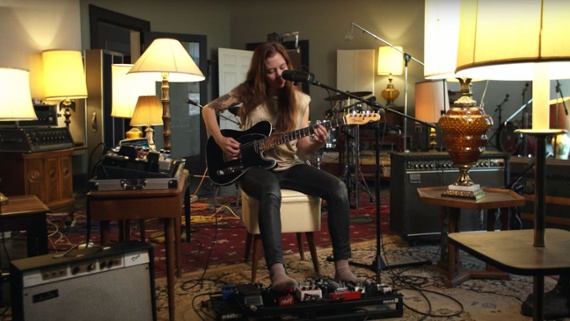 “If you’re wondering why I’m wearing just socks, it’s just much easier to tap-dance pedals like that!”: Code Orange guitarist Reba Meyers takes pedal demos to new heights in this tripped-out new mega jam