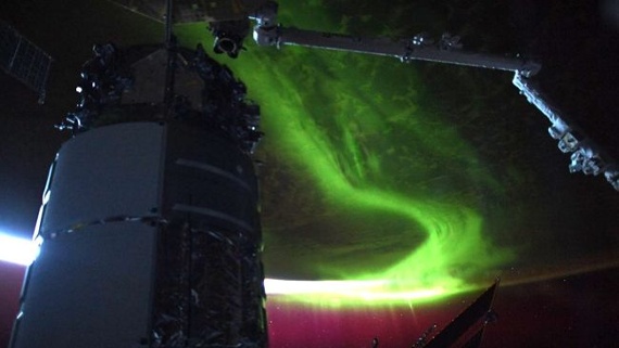 ISS astronauts witness 'spectacular' auroras from space