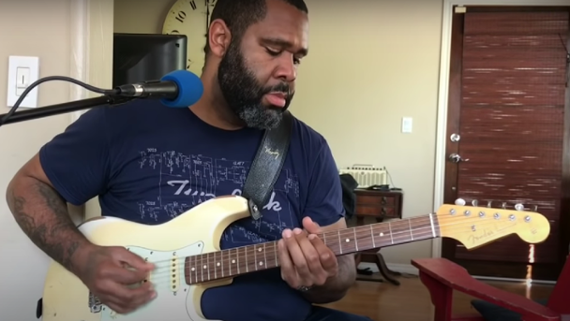 Watch Kirk Fletcher demonstrate his favorite blues shuffles and gospel licks