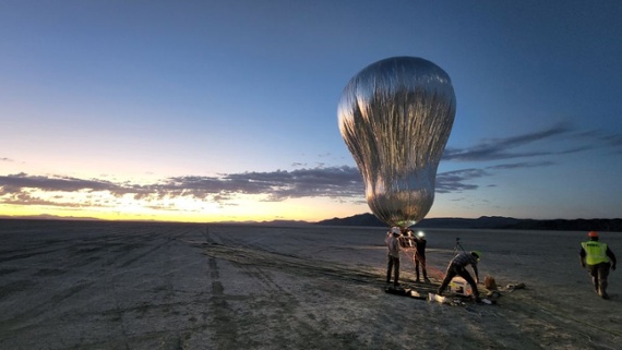 Venus balloon prototype notches test flights over Nevada desert (video)
