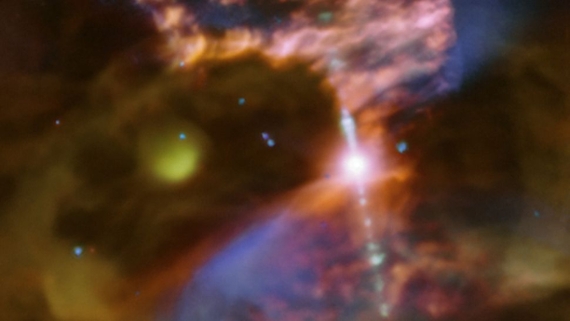 Our photo of day: Neutron star photobombs baby star