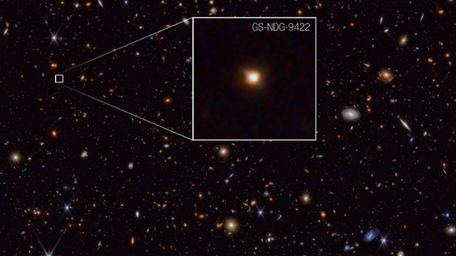 James Webb telescope spots rare 'missing link' galaxy at the dawn of time