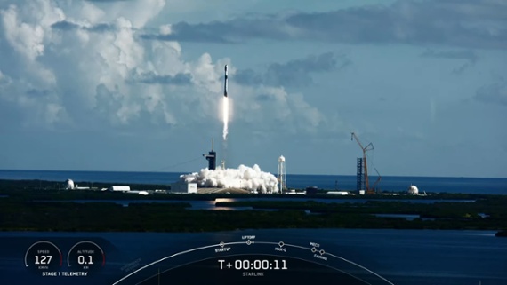 SpaceX launches 53 Starlink satellites, lands Falcon 9 on droneship