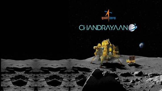 Chandrayaan-3 rover takes first roll on lunar surface