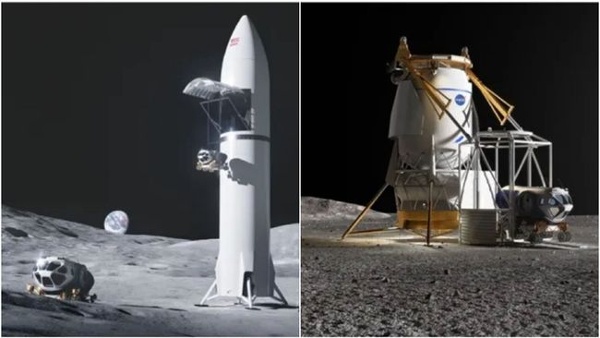 SpaceX and Blue Origin picked to deliver rover, lunar habitat