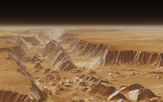 Scientists spot water ice under the 'Grand Canyon' of Mars