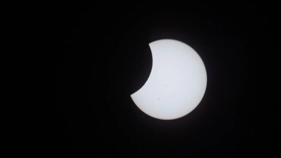 NASA astronaut snaps photo of solar eclipse from ISS