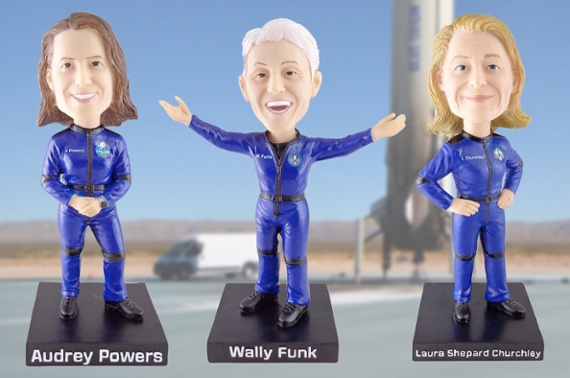 Blue Origin offers bobbleheads of 1st female fliers