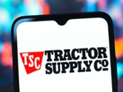 CANADA - 2025/04/05: In this photo illustration, the Tractor Supply Company (TSC) logo is seen displayed on a smartphone screen. (Photo Illustration by Thomas Fuller/SOPA Images/LightRocket via Getty Images)