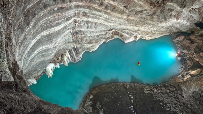 World's biggest underground thermal lake discovered in Albania at bottom of 330-foot abyss