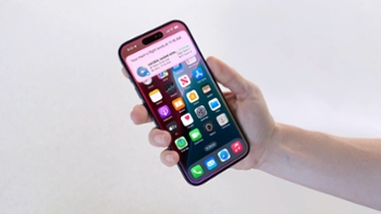 Siri on an iPhone