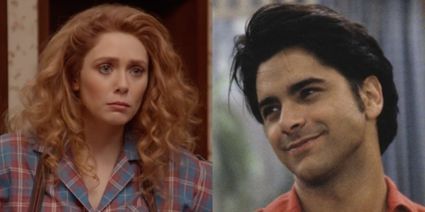 John Stamos Congratulates Elizabeth Olsen On WandaVision With Adorable Full House Throwback Picture