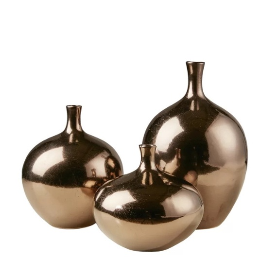 Mirrored Ceramic Vases, Wayfair